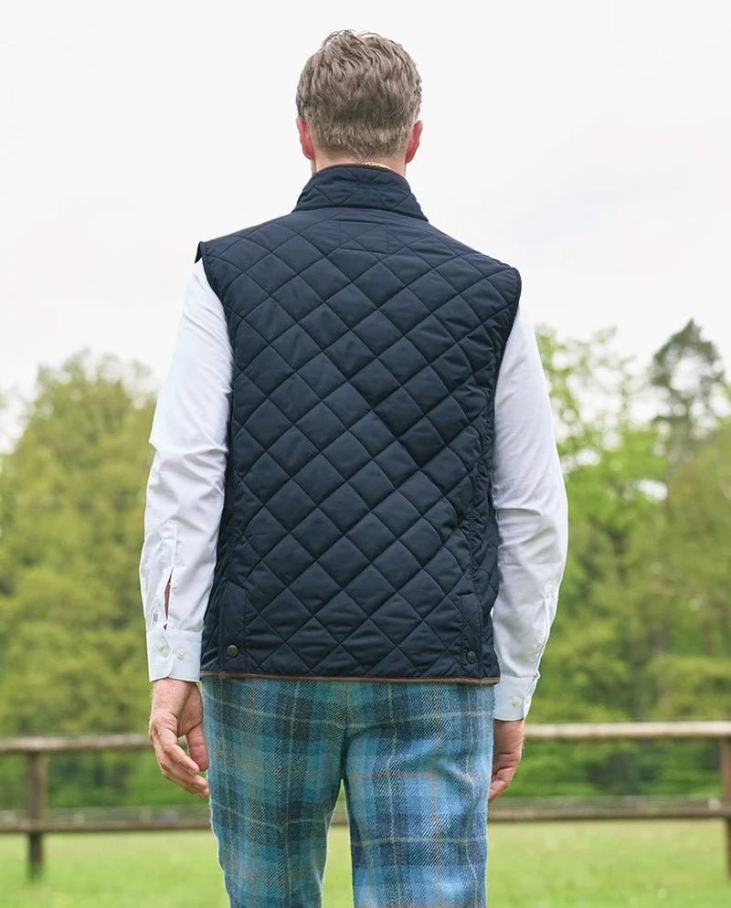 Herren Steppweste "Charles" in navy