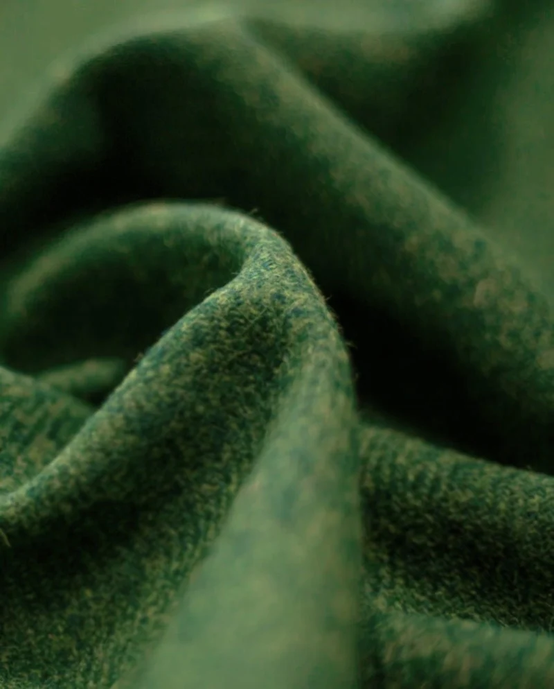 Damen Harris Tweed Weste "Lea" in green twill