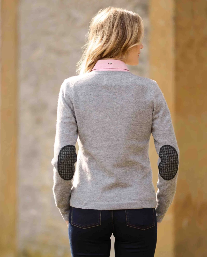Damen Cardigan "Mara" in cloud grey