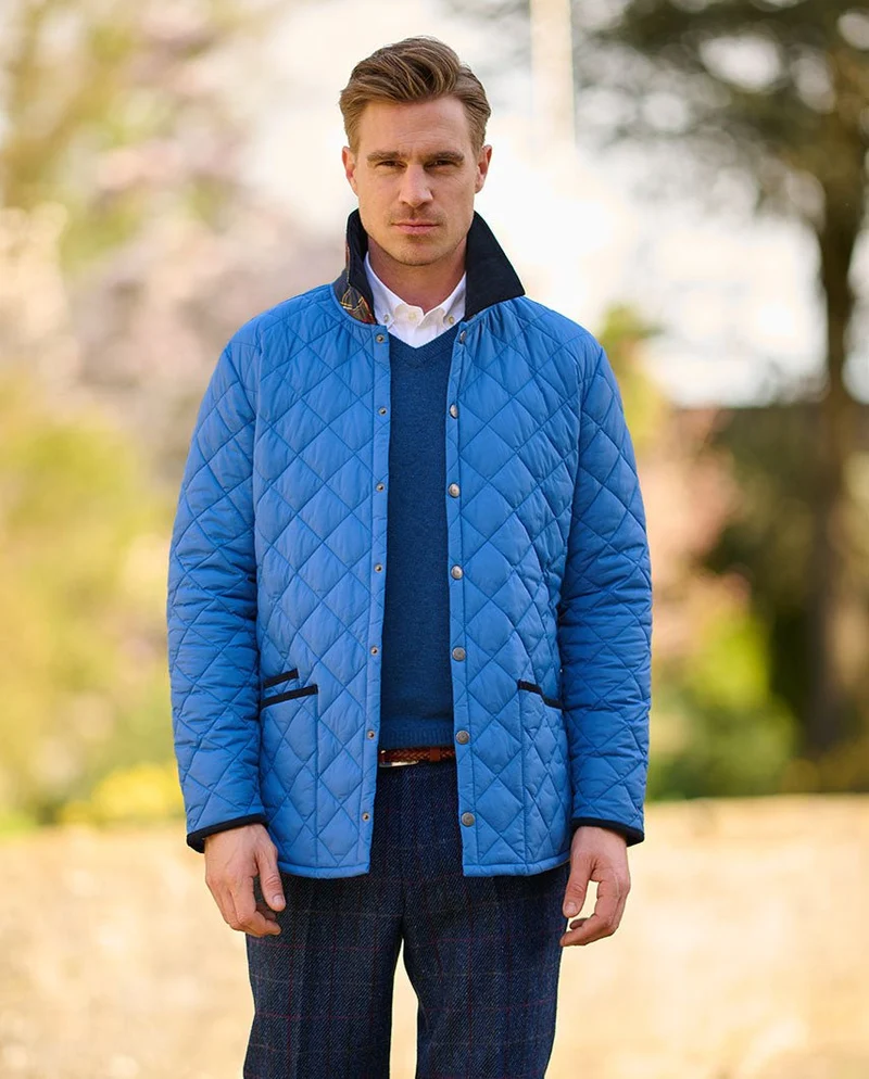 Herren Steppjacke "York" in blue