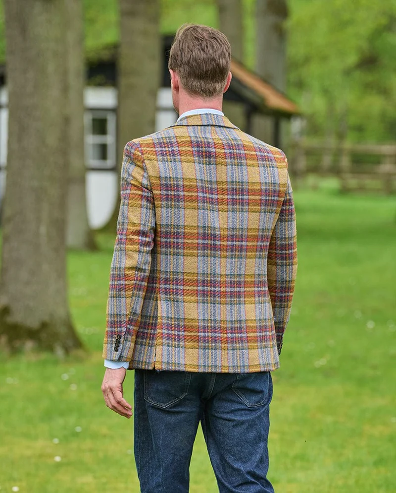 Magee Tweed Sakko "London" in multicolor Check