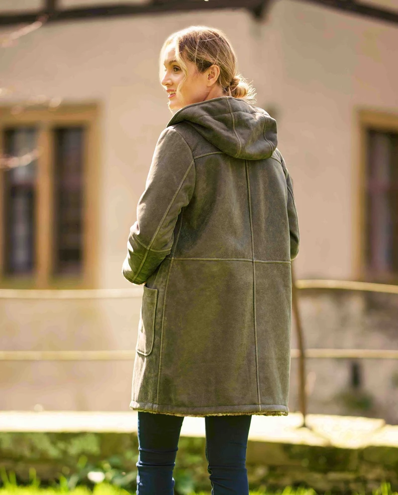 Damen Ledermantel "Britney" aus Lammleder