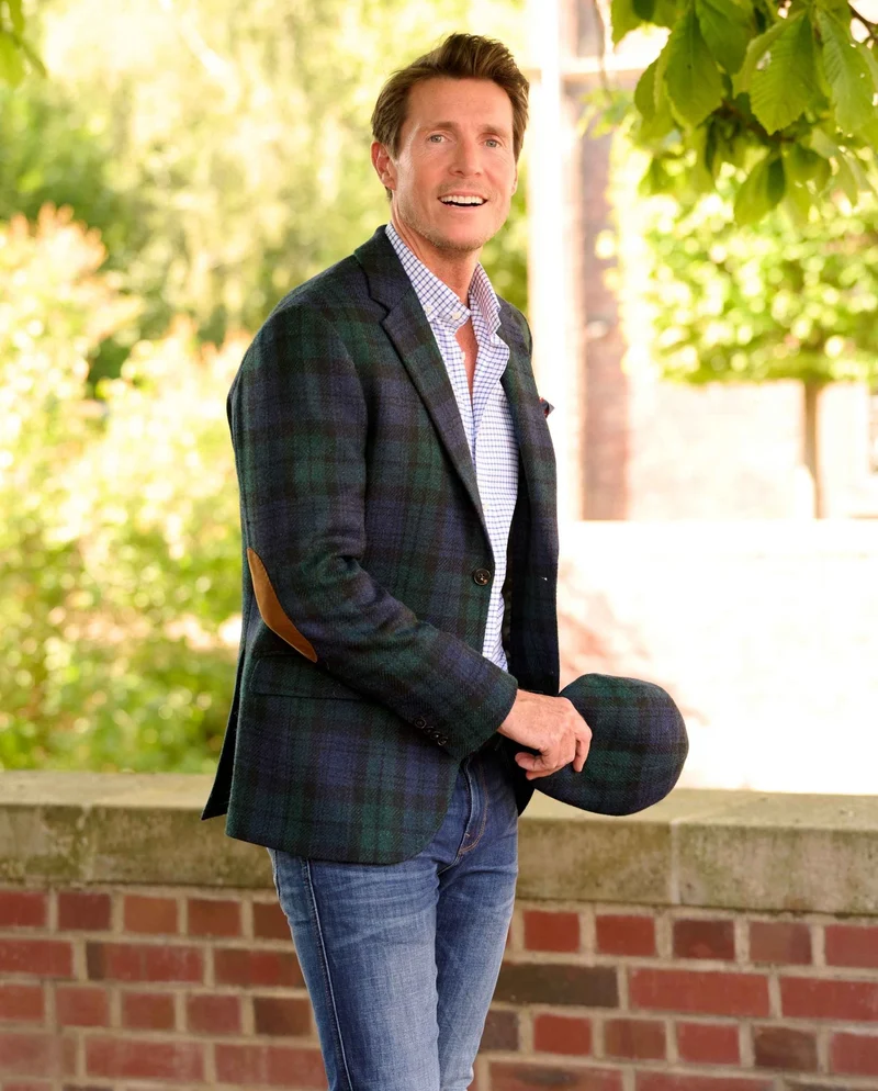 Harris Tweed Sakko "London" in Blackwatch