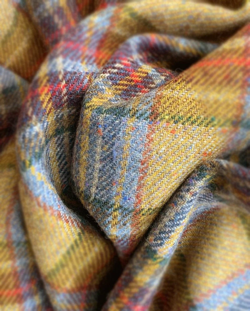 Magee Tweed Weste "Wales" in multicolor Check