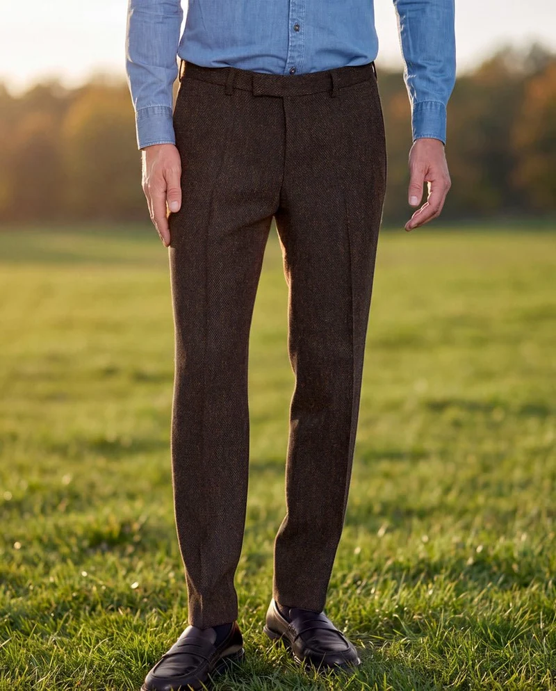 Mr. Miller - Harris Tweed Hose in Multicolor