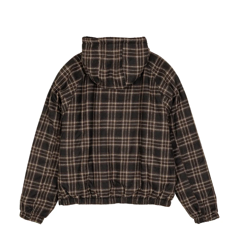 Arte Antwerp Reversible Plaid Hooded Jacket