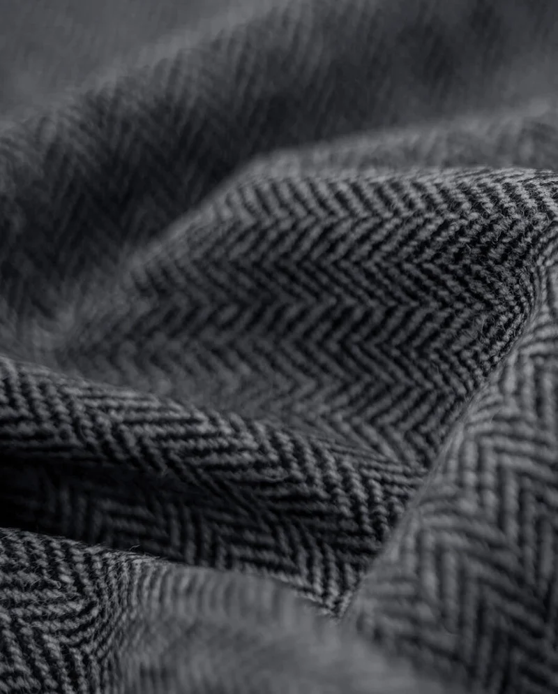 Harris Tweed Hose "Mr. Miller" in anthra herringbone