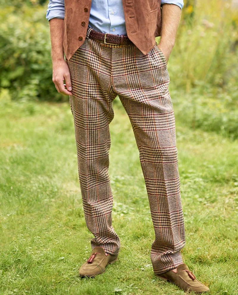 Harris Tweed Hose "Mr. Miller" im scottish Check