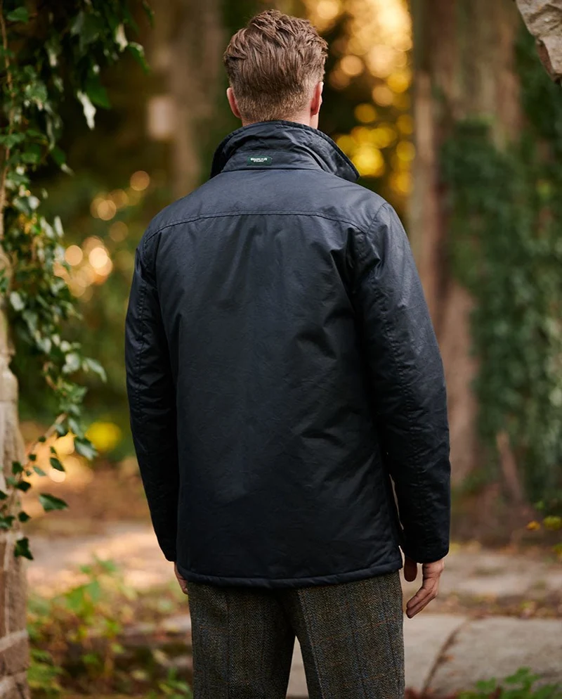 Herren Wachsjacke "Starberg" in dunkelblau