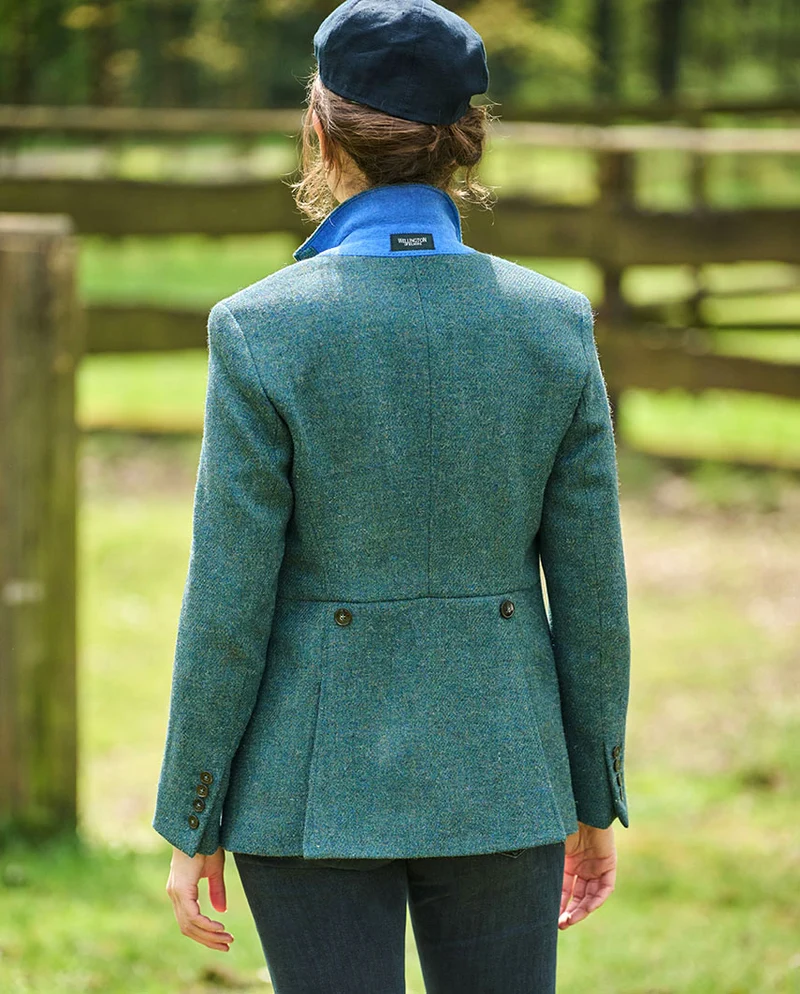 Harris Tweed Blazer "Carola" in bright Shadow