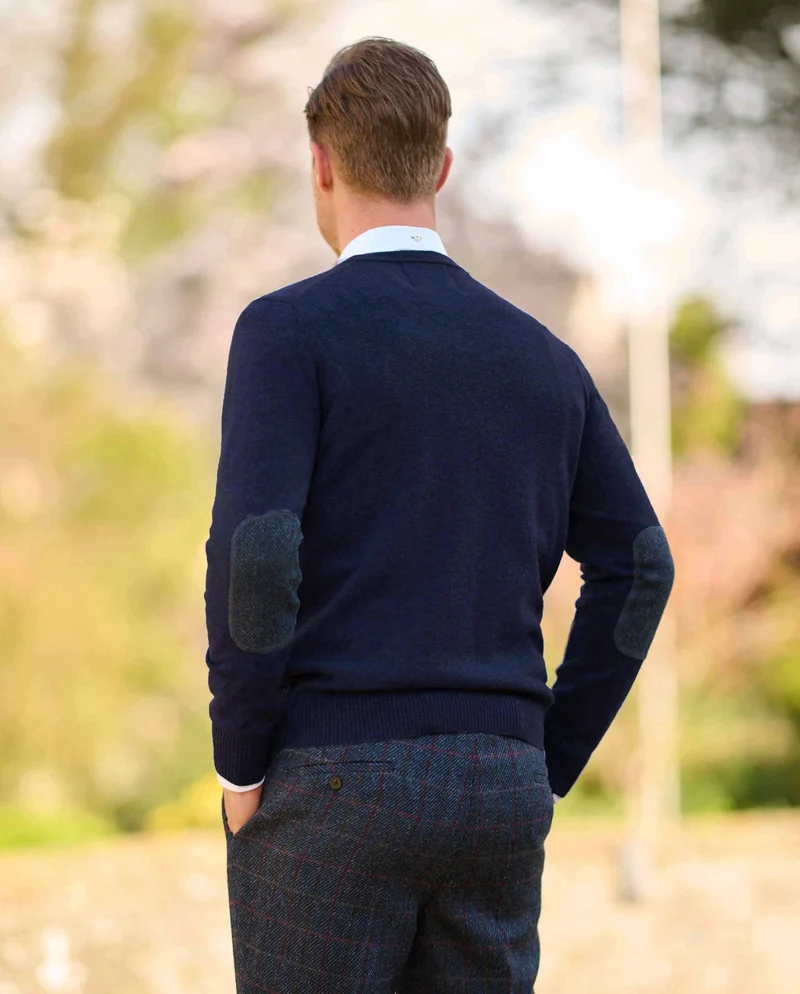 Merino-Pullover "Jack" in navy