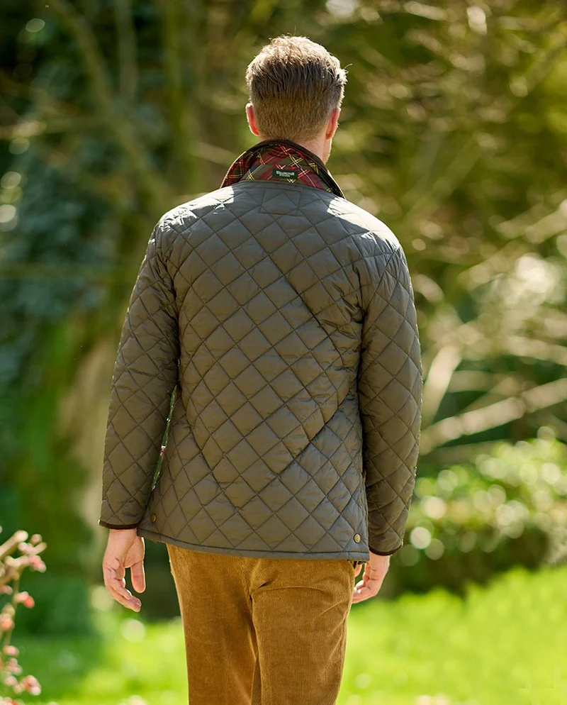 Herren Steppjacke "York" in oliv