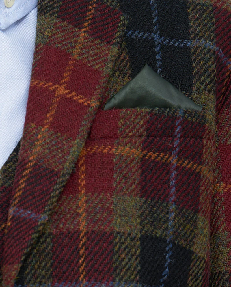 Harris Tweed Blazer "Carola" in Check of Island
