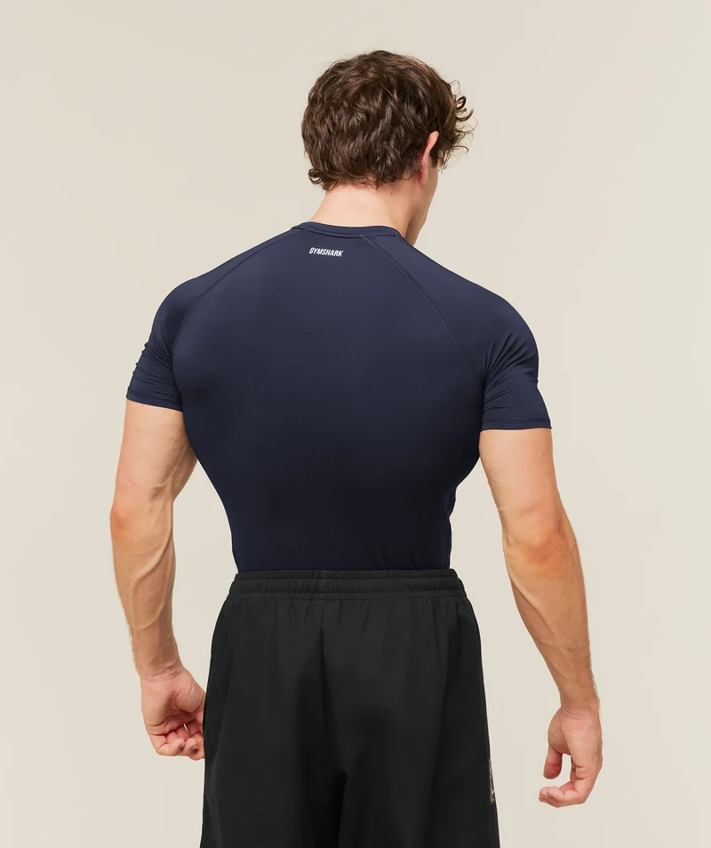 Gymshark Element Baselayer T-Shirt - Heavy Blue