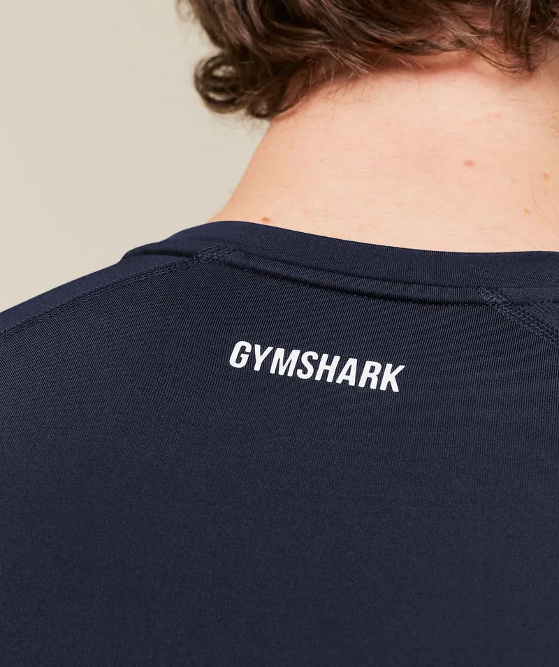 Gymshark Element Baselayer T-Shirt - Heavy Blue