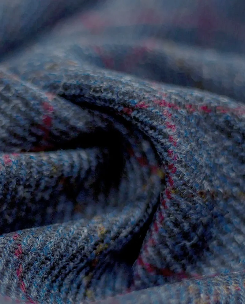Tailor - Harris Tweed Weste in scottish blue