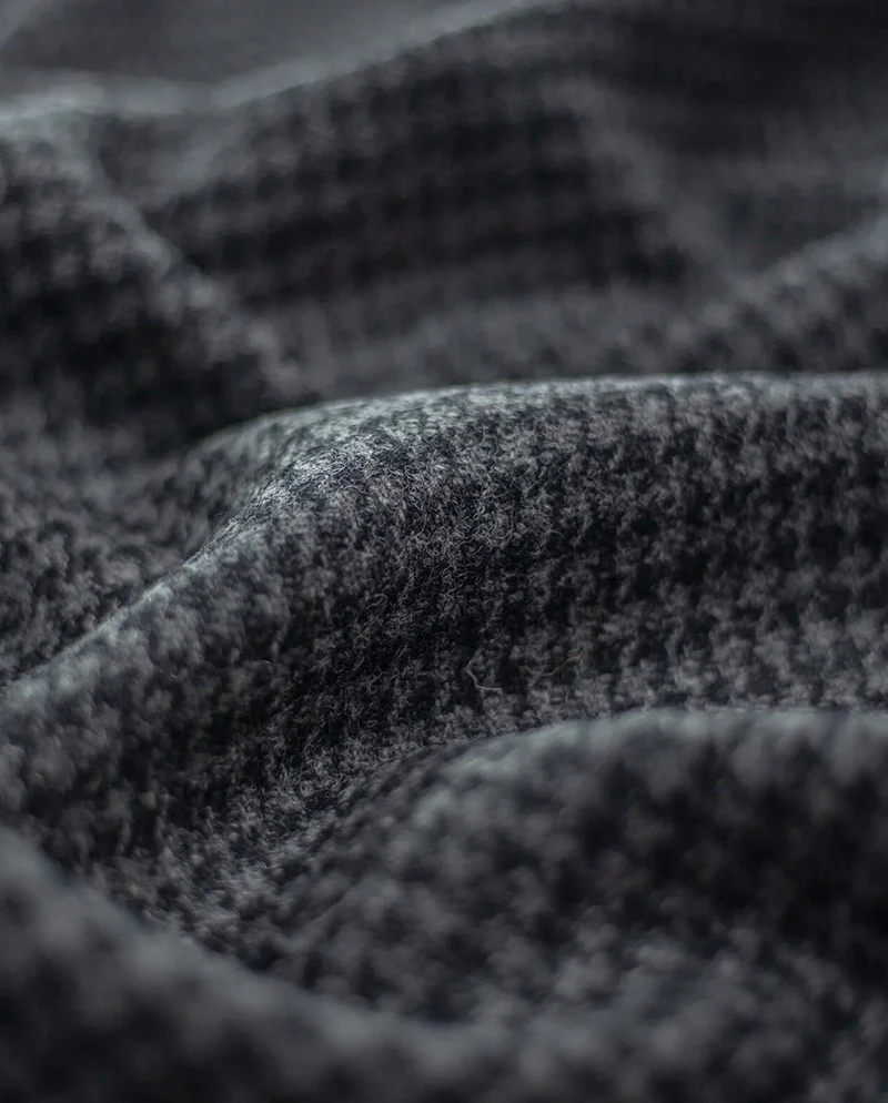 Herren Blazermantel "Billy" aus Harris Tweed in black Houndstooth