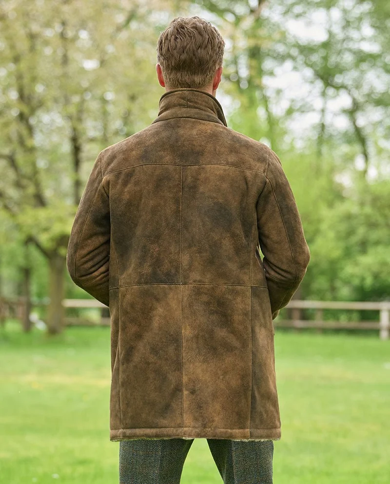Herren Ledermantel "Berlin" aus Ziegenleder