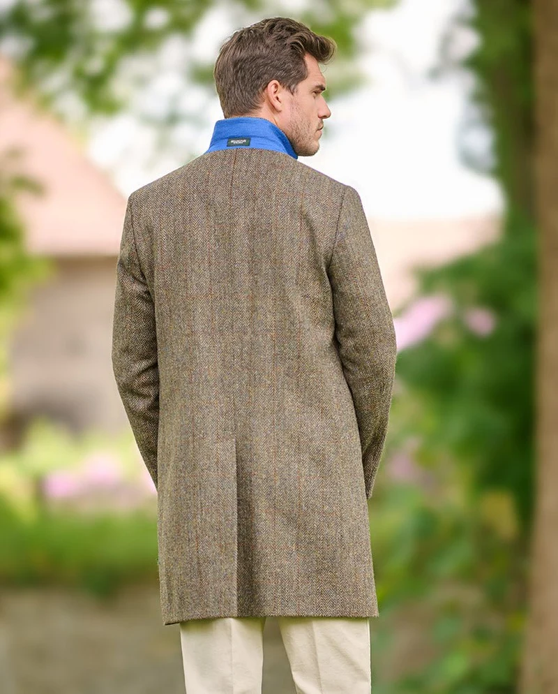 Harris Tweed Blazermantel "Barney" für Herren in evergreen
