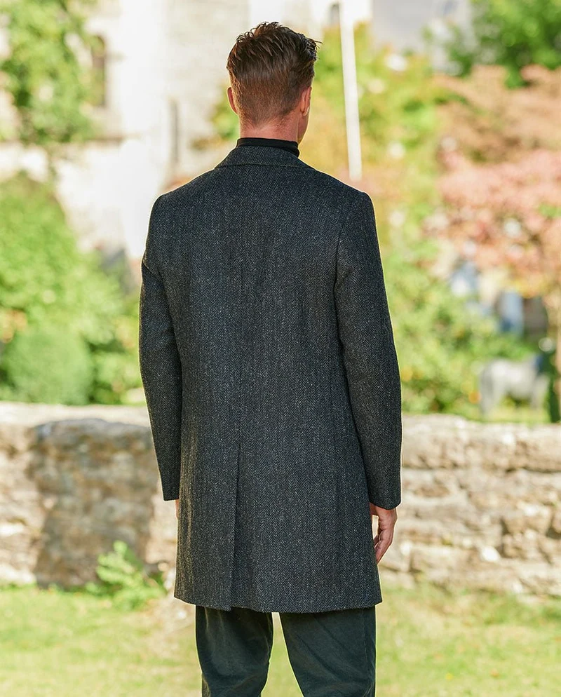 Harris Tweed Blazermantel "Barney" für Herren in charcoal