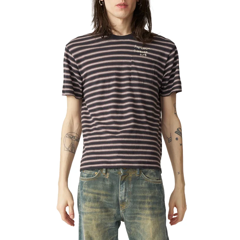 Stockholm Surfboard Club Striped Tee