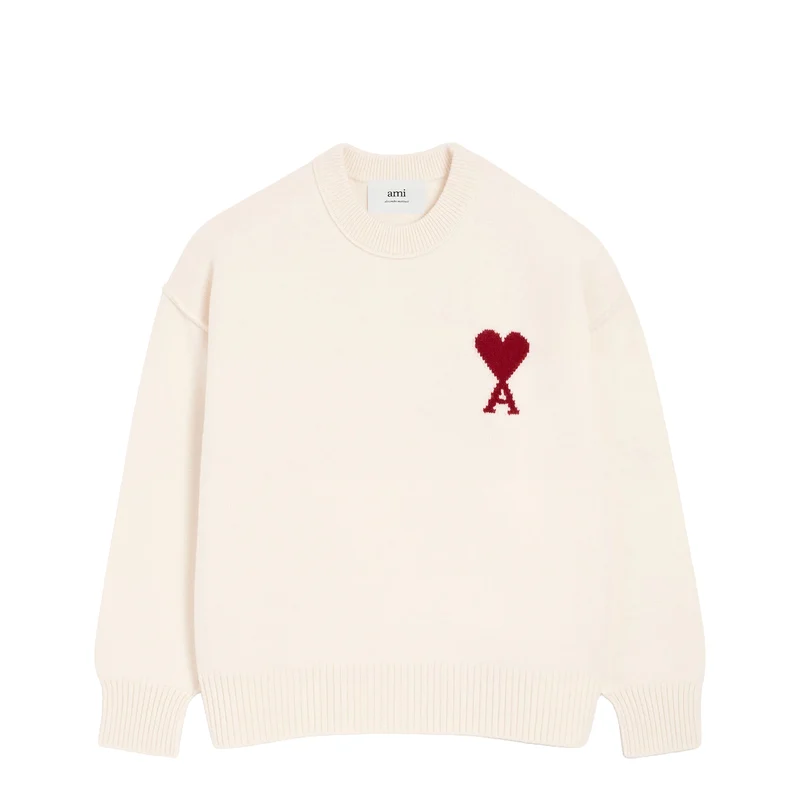 AMI Paris Ami De Coeur Wool Sweater