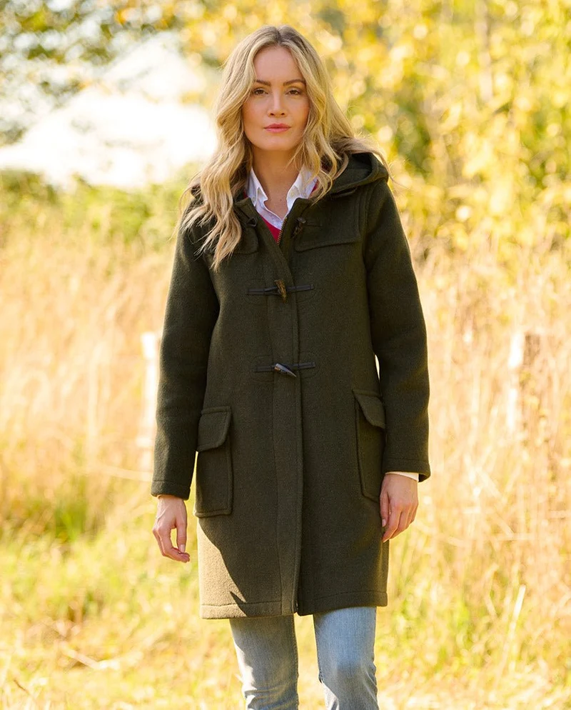 Dufflecoat für Damen "Ladies Duffle" in oliv