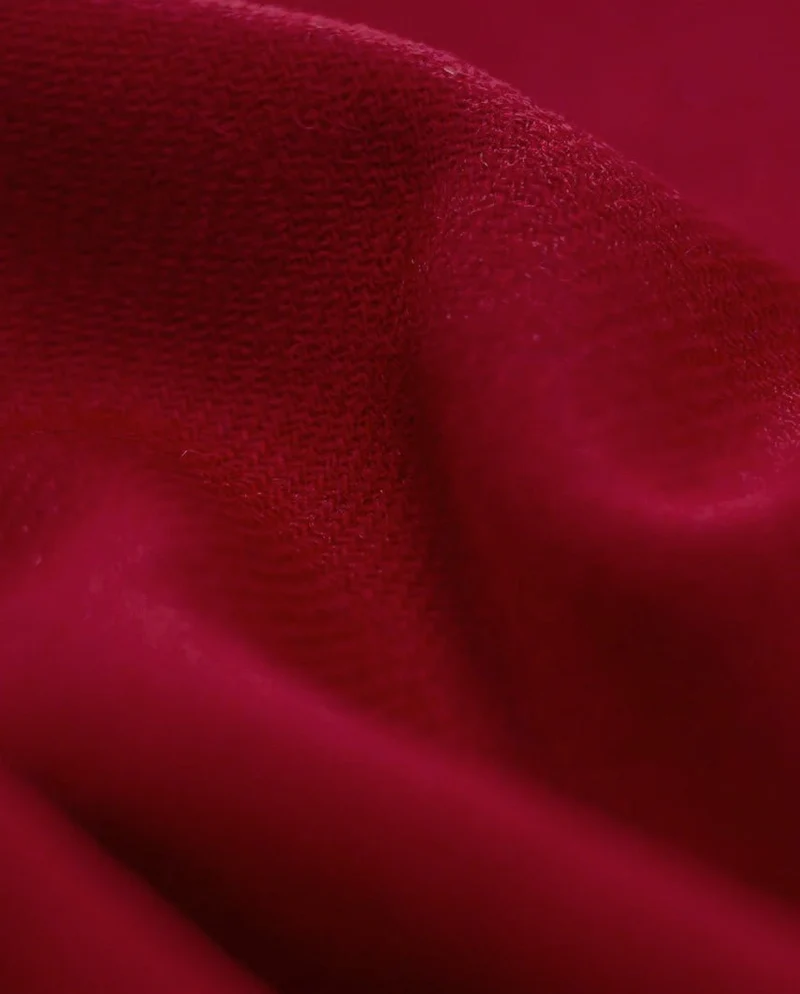 Harris Tweed Weste "Wales" in red Twill