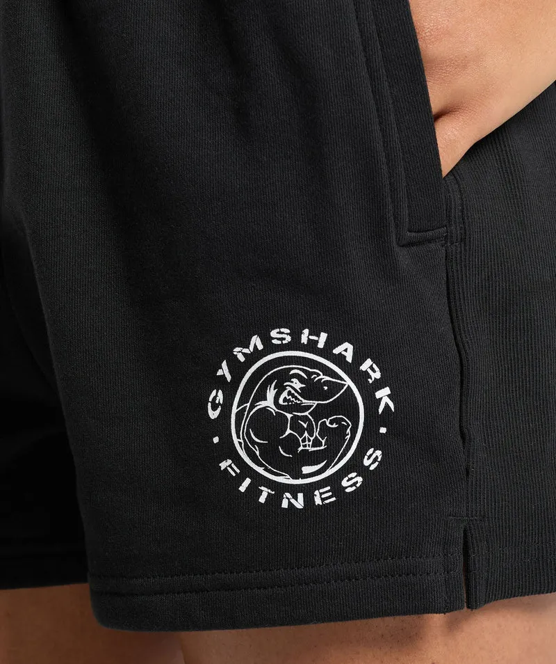 Gymshark Legacy Cotton Shorts - Black
