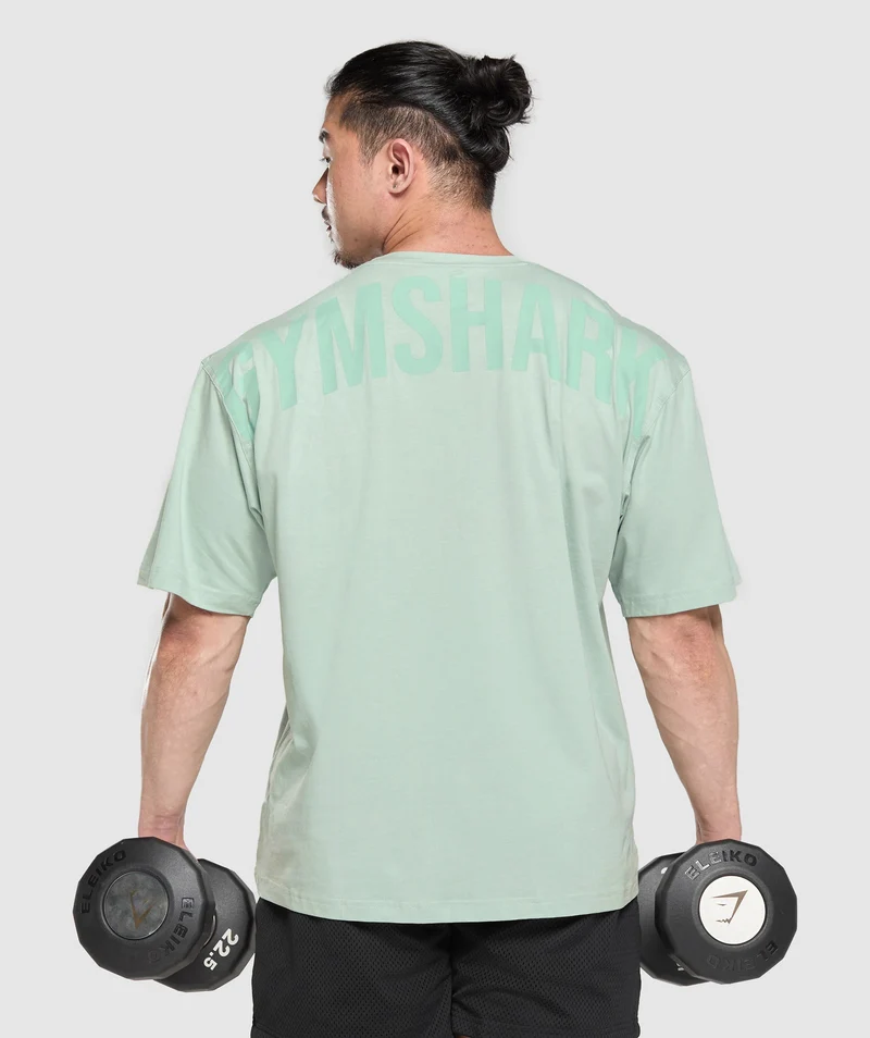 Gymshark Power T-Shirt - Cool Turquoise