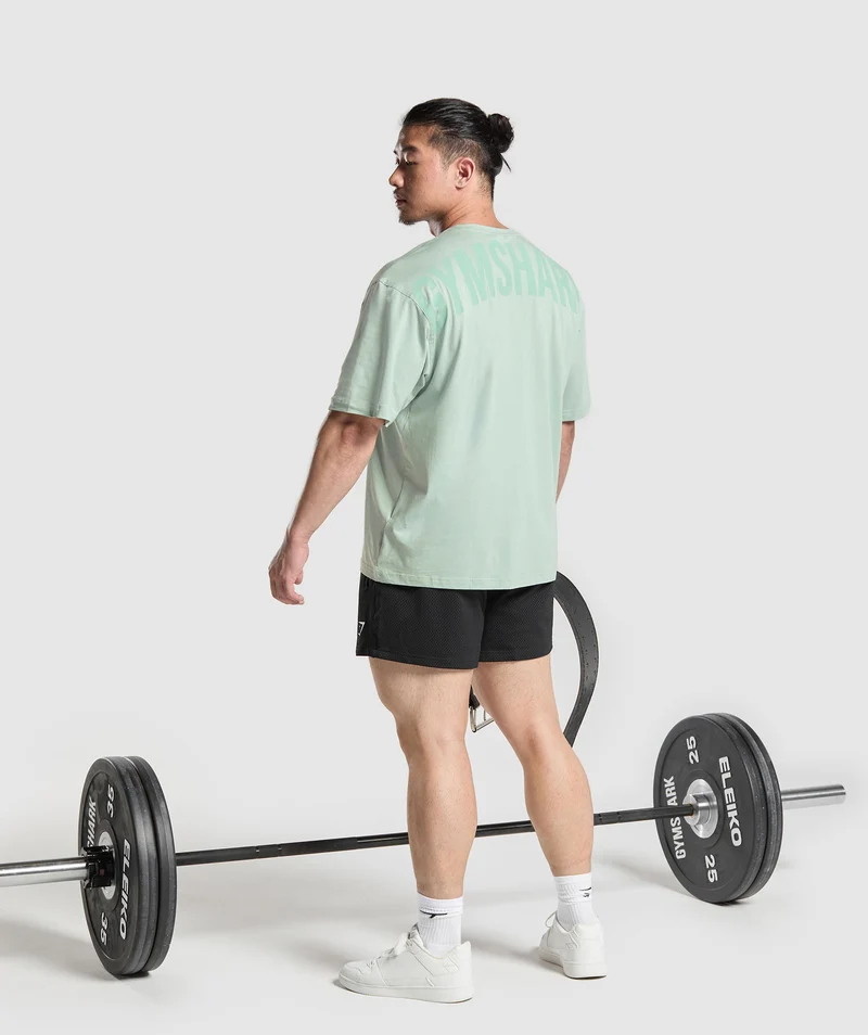 Gymshark Power T-Shirt - Cool Turquoise