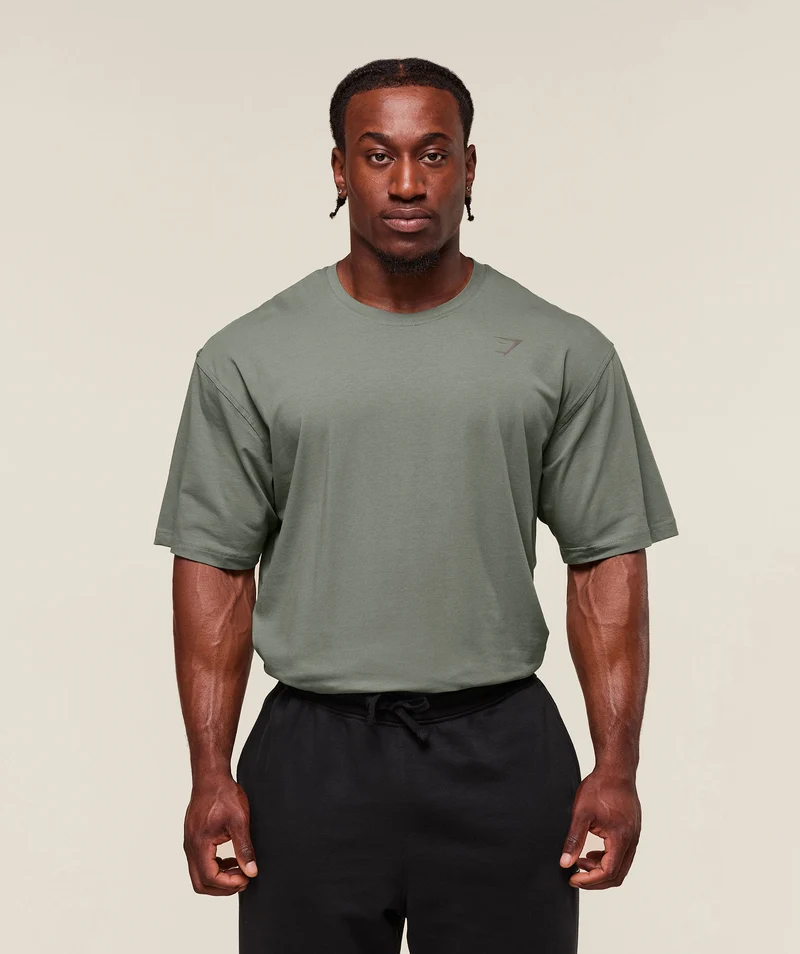 Gymshark Power T-Shirt - Unit Green