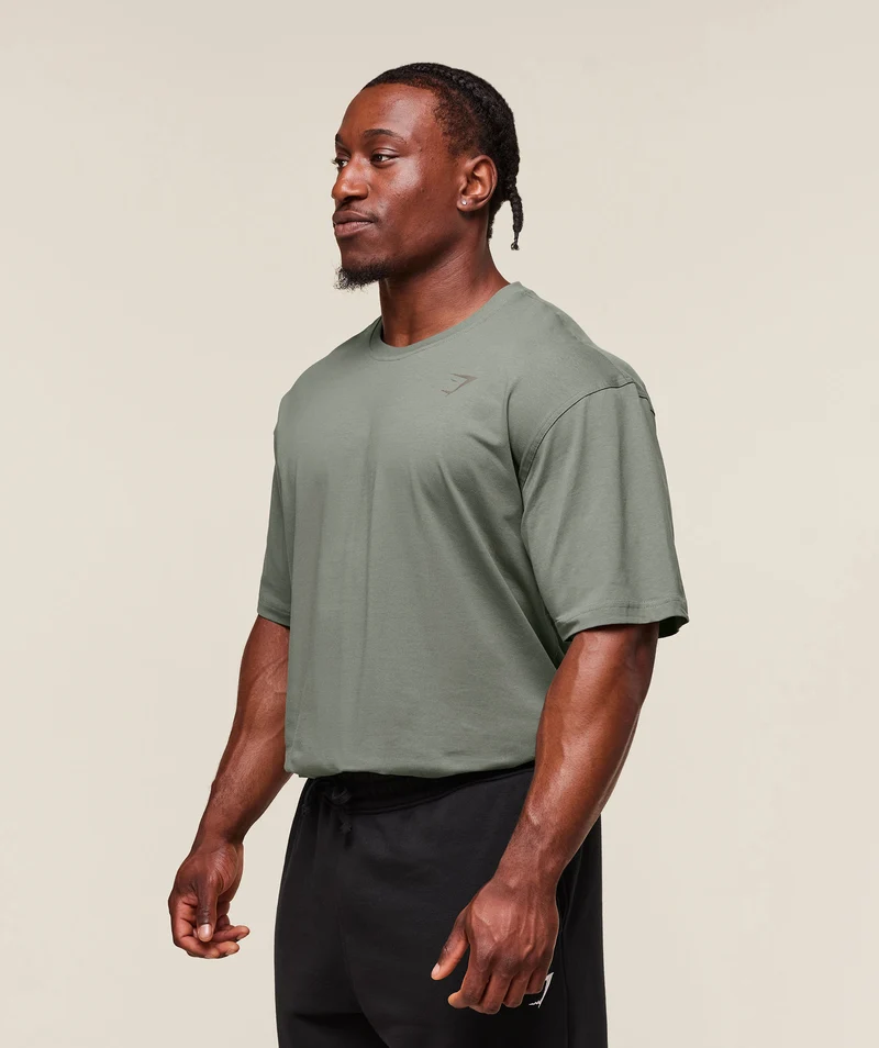 Gymshark Power T-Shirt - Unit Green