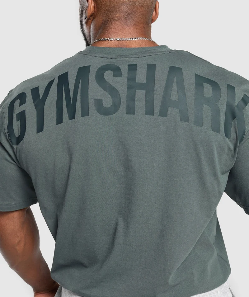 Gymshark Power T-Shirt - Slate Teal