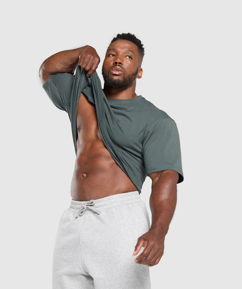Gymshark Power T-Shirt - Slate Teal