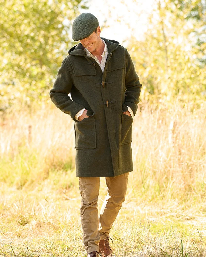 Dufflecoat "Men’s Duffle" für Herren in oliv