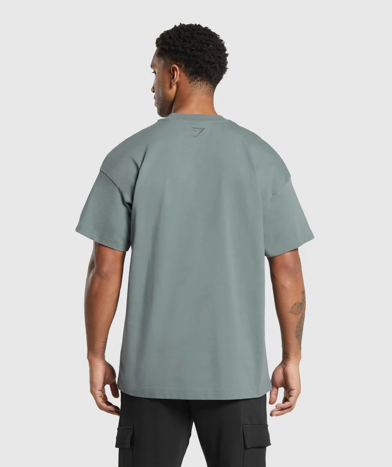 Gymshark Saloon T-Shirt - Cargo Teal
