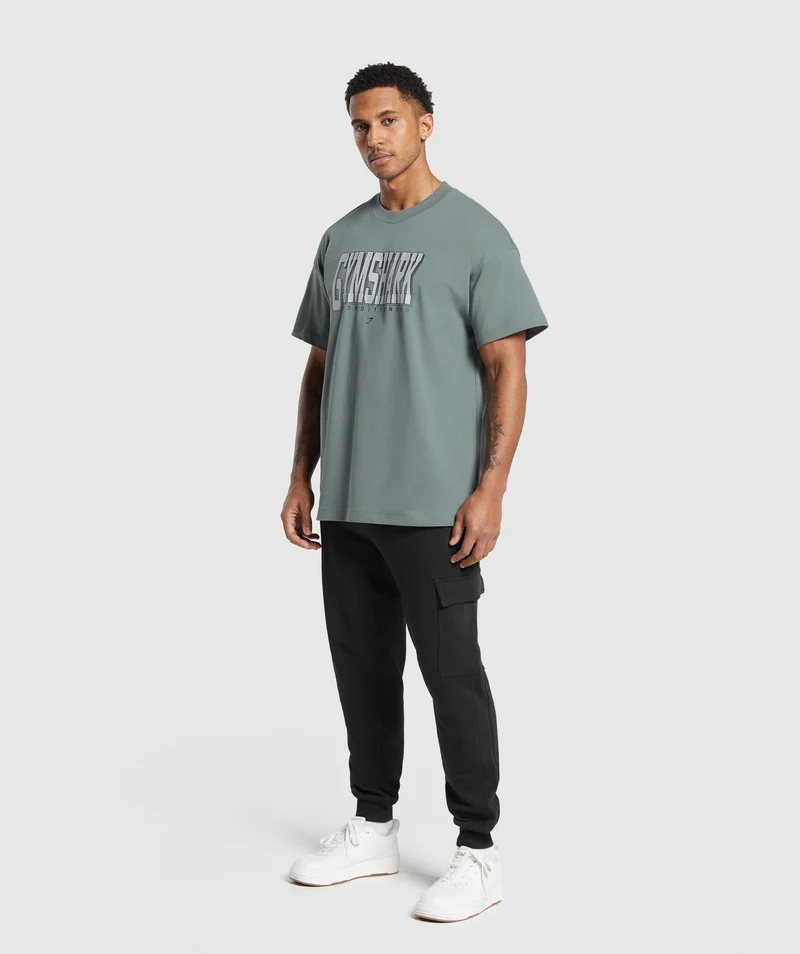 Gymshark Saloon T-Shirt - Cargo Teal