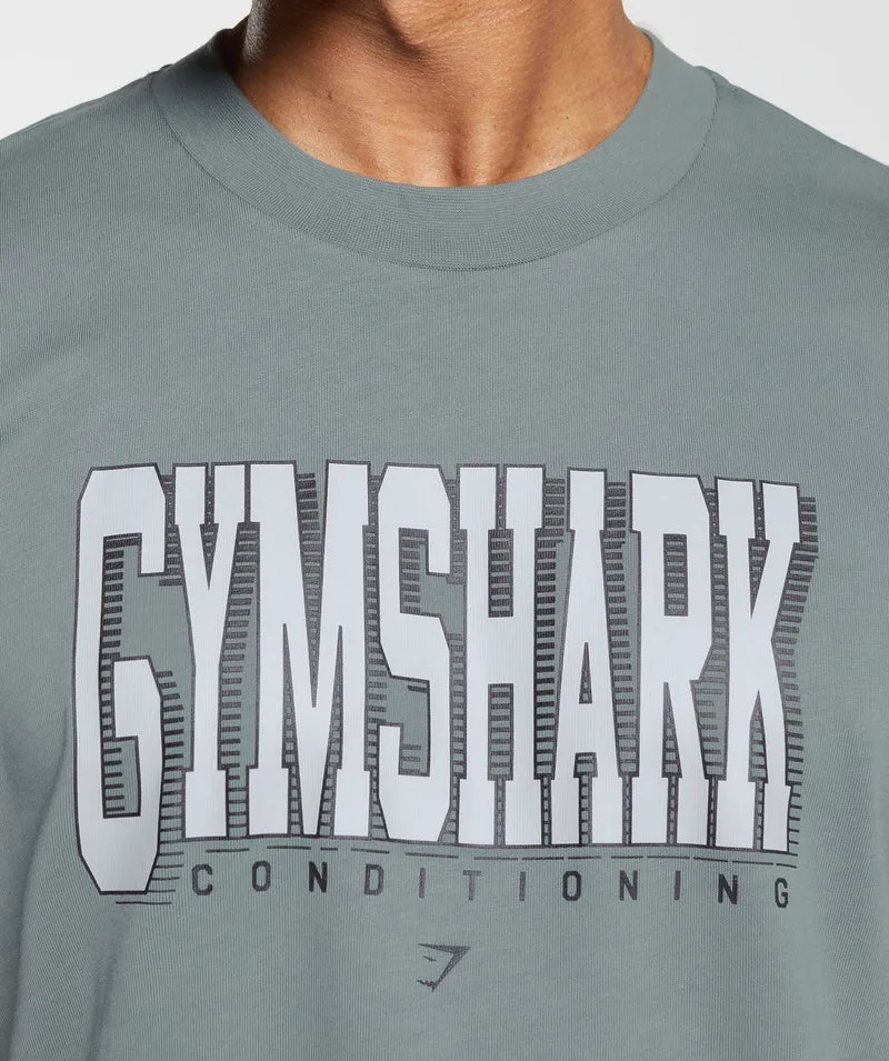 Gymshark Saloon T-Shirt - Cargo Teal