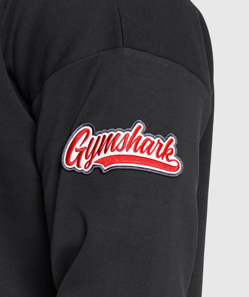 Gymshark Rugby Shirt - Black/White