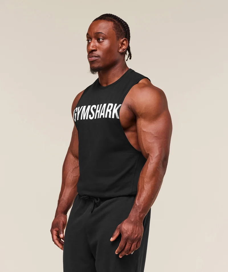 Gymshark Impact Drop Arm Tank - Black