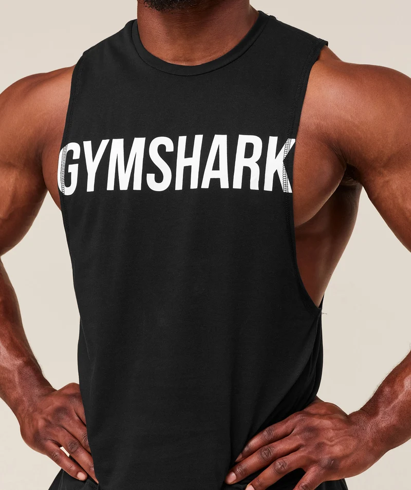 Gymshark Impact Drop Arm Tank - Black