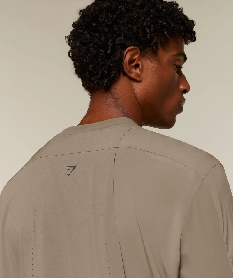 Gymshark Running Elite Crew - Lifestyle Brown