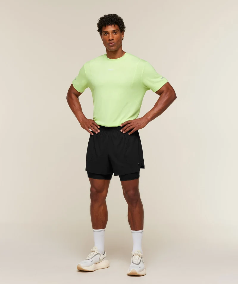 Gymshark Super Soft Running T-Shirt - Pace Green