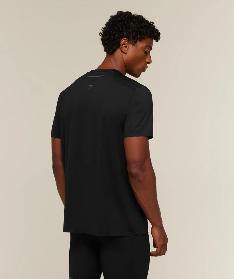 Gymshark Running Elite T-Shirt - Black
