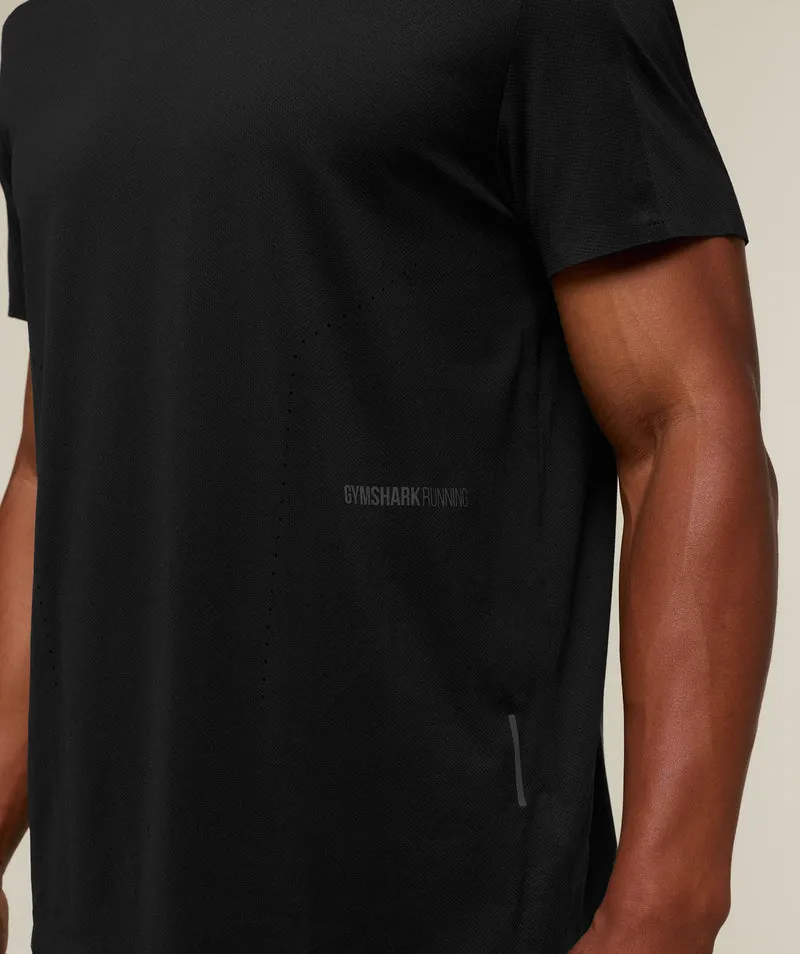 Gymshark Running Elite T-Shirt - Black