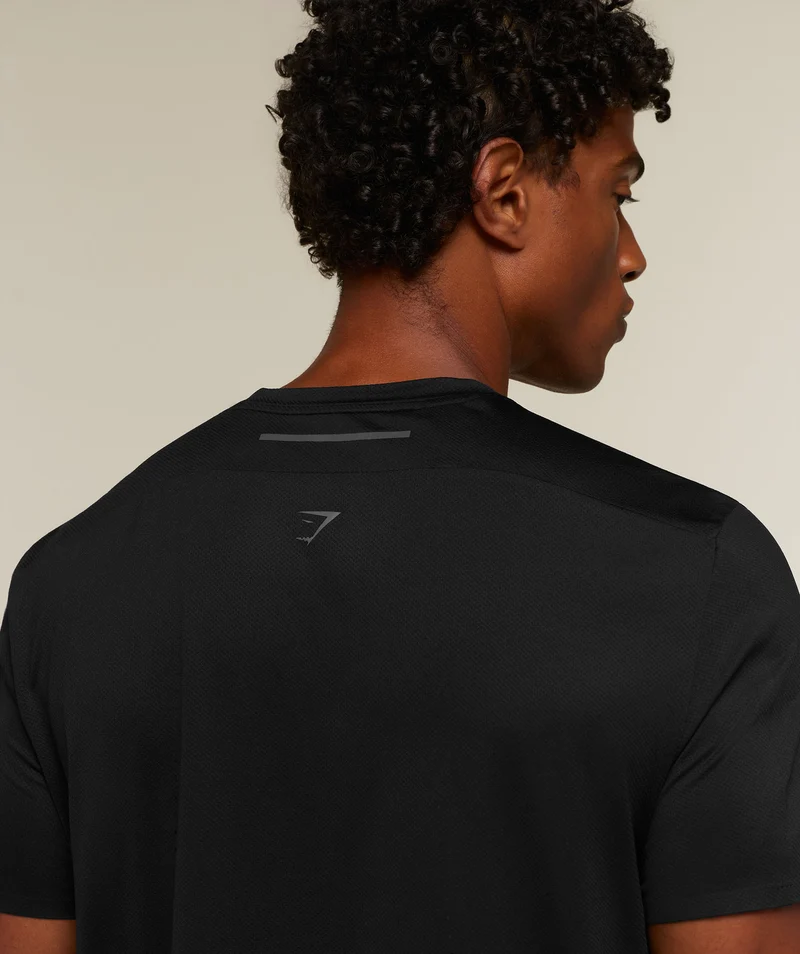 Gymshark Running Elite T-Shirt - Black