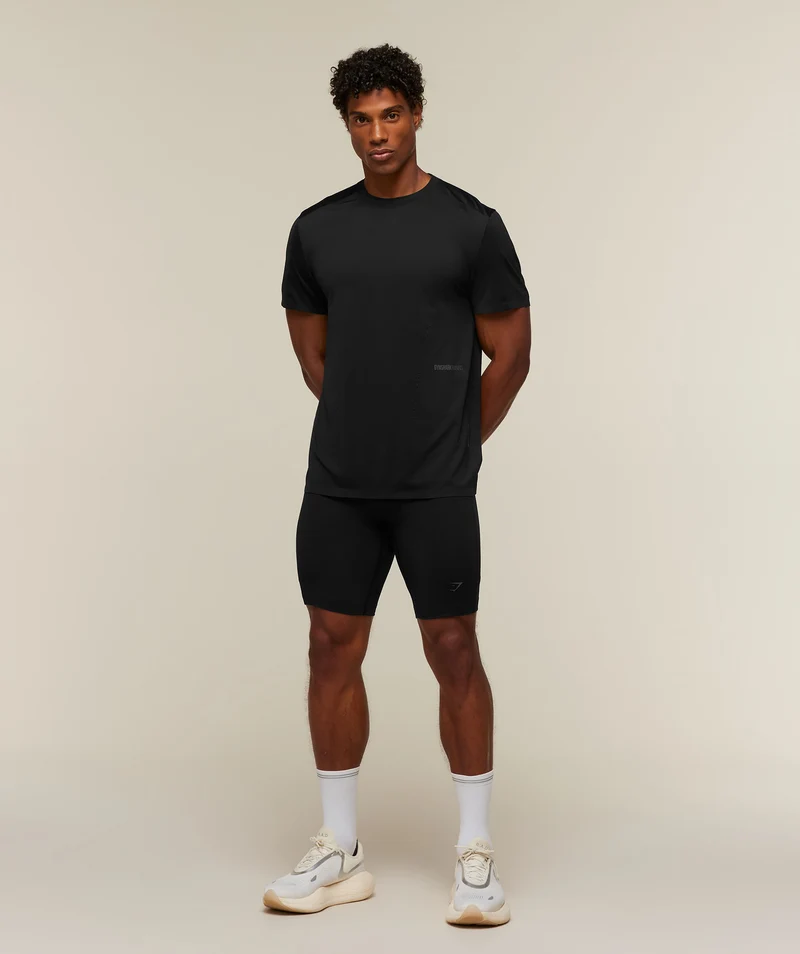 Gymshark Running Elite T-Shirt - Black