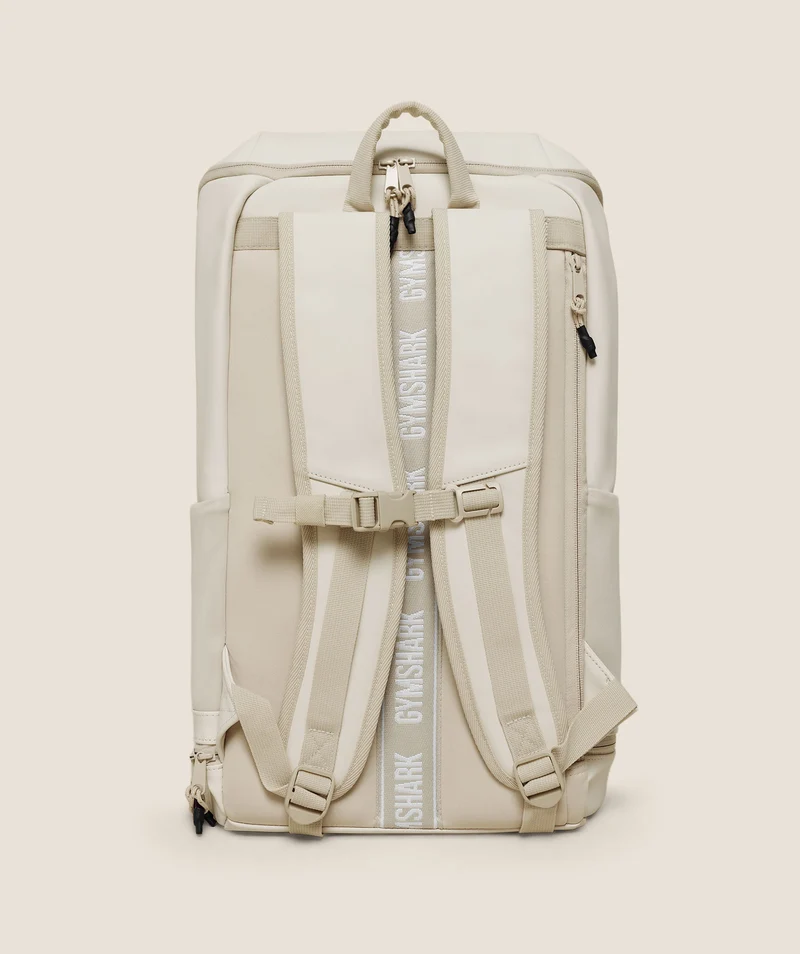 Gymshark Sleek Backpack - Chalk Beige