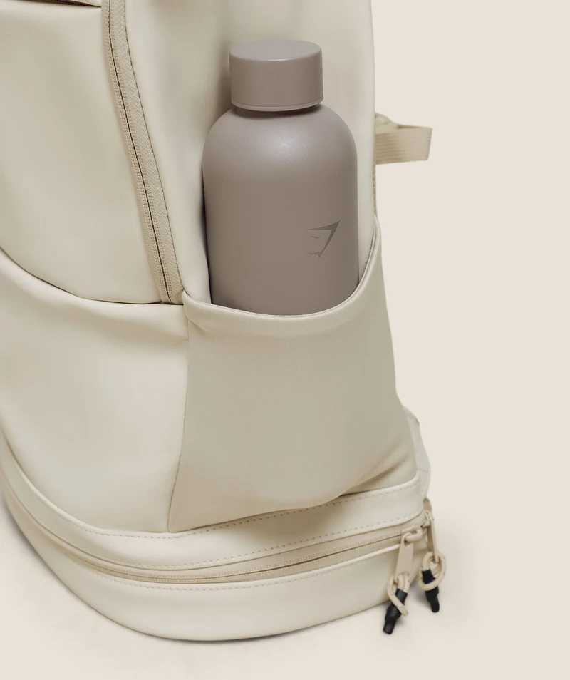 Gymshark Sleek Backpack - Chalk Beige